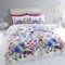 Catherine Lansfield Parure de lit Double réversible avec Housse de Couette et taies d'oreiller Motif Floral Blanc