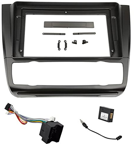 Sound-way Kit de Montage Autoradio, Façade Cadre de Radio 9 Pouces, Adaptateur Compatible avec BMW 1 Series (E81, E82, E87, E88)