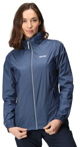 Regatta Wasserdichte, verstaubare Jacke für Damen, wasserdichte Jacke, Blau (Admiral Blue), 44