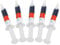 5 Stück/Set Diamantschleifen, Diamantpaste, Polierpaste, Läppmittel, Schleifpaste, Nadelröhrchen W0.5#10000 (W40 (320 Mesh Grobschleifen und Polieren))