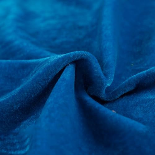 300cm x 160cm Stoffe Meterware Bekleidungsstoffe Stoff zum Nähen,Stoffe zum Basteln,Dekostoffe für DIY Kunsthandwerk Basteln Bühnenvorhang Kleidung Feiertagsdekoration,Blauer See