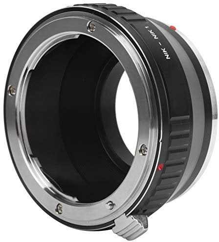 Lens Adapter, Close Fitting Manual Camera Adapter Aluminum Alloy Long Lasting for Nikon F Mount to for Nikon 1 Mount Camera