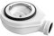 EMKE kit de trou de vidange de bac de douche, blanc, Kit de vidange bac de douche, drain de douche avec siphon, Raccords pour Receveur de douche