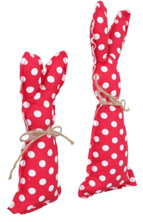 GOOHOCHY 2pcs Ostern Bunny Puppe Festival Schmücken Ostern Party Wohnkultur Ornament