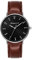 Rubu22a Armbanduhr Herren, Business Uhren Herren mit Leder Riemen, Dünn Herrenarmbanduhren, Vatertagsgeschenke für Papa, Gifts for Men, Männerschmuck, Einfach Uhren Herren