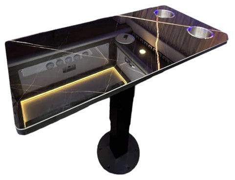 YLLSMGS Table Camping Car Dinette Pliable Caravane Camper Van Pied Pliant Table Détachable pour Camping-Cars