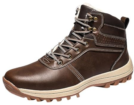 Generico Stivali Uomo Cowboy Texani Bassi Stivali In Gomma Invernale Stivaletti Con Zeppa Interna Stivali Da Uomo Stivali Neri Uomo Gomma Stivali Moto Uomo Racing Stivali Gambale Largo 45 Cm