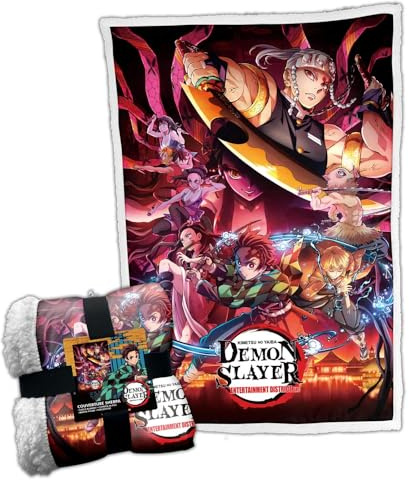 Nemesis Now Demon Slayer Sound Hashira Überwurf, 150 x 100 cm (36 x 50 x 50 cm, verpackt), Polyester, Weiß