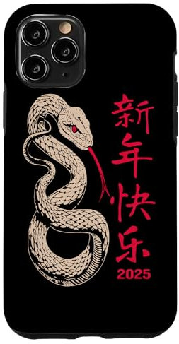 Hülle für iPhone 11 Pro Jahr der Schlange 2025 Chinesisches Neujahr Mondneujahr Liebhaber