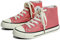 SIUSUMFO Erwachsene Segeltuchschuhe Damen Sneaker Laufschuhe Turnschuhe High-top rutschfeste Sportschuhe Freizeitschuhe EU 36 Dunkelrosa