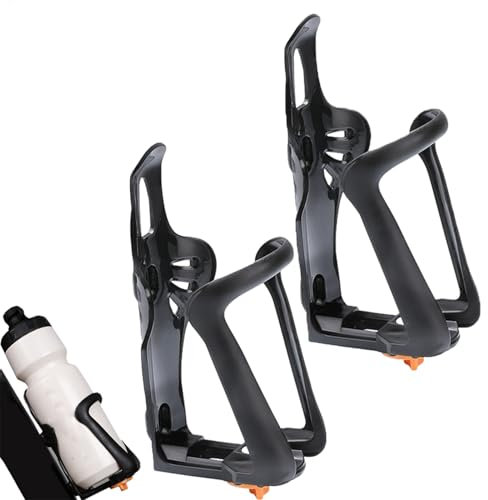 2PCS Bike Water Bottle Holder, Adjustable Cycling Bottle Rack, Non-Slip Lightweight univers-al bicycles Bottle Cage, Bike Water Drink Cage, Cycling Cup Holder, for Mountain Cycle Road Biking