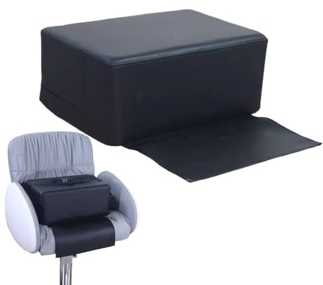 Renopfect Kinder Sitzkissen Friseur PU Leder Salon-Sitzerhöhung, 39X30X18 cm Friseur Kindersitzkissen, Sitzerhöhung Friseurstuhl Kindersitzkissen, Kinderhaarschneidesalon Spa Ausrüstung