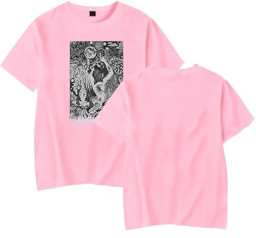 OUHZNUX Mitski T-Shirt Frauen Männer Mode Casual Kurzarm Unisex Cosplay Streetwear Sommer Tops XXS-4XL-Navy Blue||4X_l