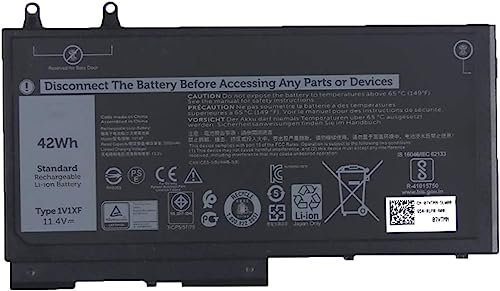 1V1XF 01V1XF XV8CJ R8D7N 4GVMP Laptop Battery Compatible for Dell Latitude 5400 5410 5500 5510 Inspiron 7590 7591 7791 2-in-1 Series(11.4V 42Wh)