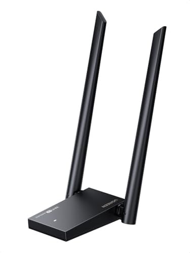 UGREEN Chiavetta USB WiFi 6E AX5400 Potente USB Antenna WiFi Tri-band | 6 GHz 5 GHz 2,4 GHz, Rete Soft AP Modalità Cifratura WPA3, Driver Integrato, Compatibile con Windows 11 10
