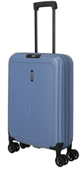 Travelite Koffer Handgepäck mit 4 Rollen für Condor + Ryanair, integriertes Zahlenschloss, Bordtrolley Basics: Kompakter Hartschalen Trolley mit Volumenerweiterung bis 38 Liter, 55x40x20 cm, 2,9 kg