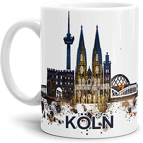 Köln-Tasse Skyline - Kaffeetasse/Mug/Cup - Qualität Made in Germany