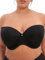 Elomi Women's Smooth Underwire Strapless Bra T-Shirt, Black, 40GG US