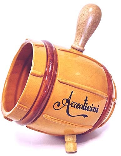 Mancini e Mancini srl Brocca Arrostibotte Grande Porta arrosticini e spiedini in maiolica