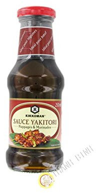 Sauce Yakitori Nappages et Marinades KIKKOMAN 250ml Hollande - Lot de 3 pièces