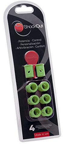ShockOut - Antivibrador de Padel color Verde, Dampener para Palas de Padel para Preservar el Golpeo y Evitar Lesiones