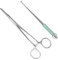 Skystuff 1 Pack Curved Fishing Forcep (7in) 1Pcs Fishing Hook Remover Fishing Bait Tool for Unhooking Fish, Removing Carp Pike, Suitable for Various Situations