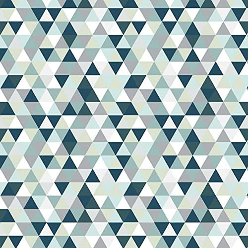 11,99€/m Dreiecke Pyramide 100% Baumwolle Baumwollstoff Kinder Meterware Handwerken Nähen Stoff (Dreiecke Pastell, 300x160cm (11,99€/m))