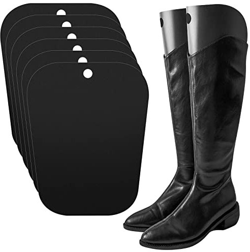 10 Pulgadas Boot Shaper, 6 Piezas Insertos de Formas de Botas, Hormas de Botas Soportes de Botas Altas Plastico PVC Moldeador de Botas Árboles de Botas Largas Tensores de Botas para Mujeres Hombres