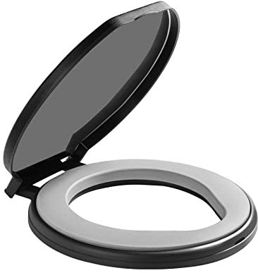 TRIPTIPS Bucket Toilet Seat with Soft Cushion, 270°Rotatable Lid,XL Portable, Luggable Loo Camping Toilet Seat for Adults and Kids, 5 Gallon