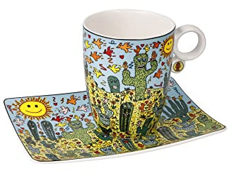 Künstlertasse James Rizzi Desert Life - Pop Art