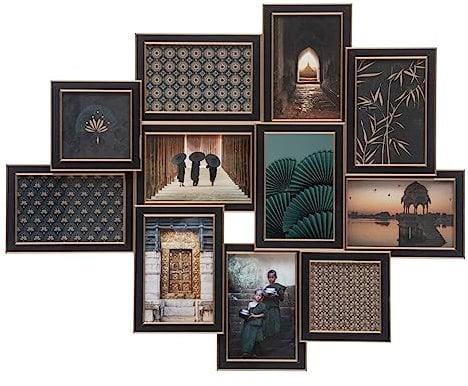 Atmosphera - Pèle-mêle Jiling en bois 11 photos H49,5cm