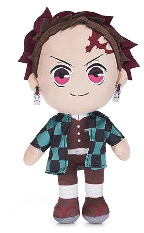 UKToyworld Demon Slayer Kimetsu No Yaiba Plüschtier, 27 cm (Tanjiro)