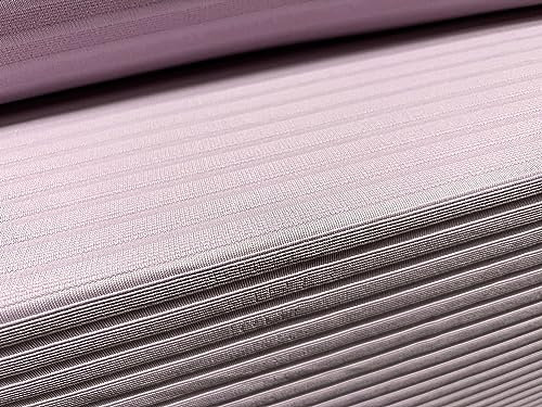 Ottomane Ripp-Streifen, Stretch-Spandex-Jersey, Meterware, Flieder