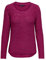 ONLY Damen ONLGEENA XO L/S Pullover KNT NOOS 15113356,Granita,M