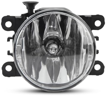 Tbest Phare Antibrouillard de Voiture, 261500097R Ensemble de Phare Anti-Brouillard Avant avec Ampoule de Remplacement pour Dacia Sandero Stepway MK2 Pré-Lifting 2013 à 2016