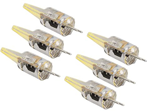 Led G4 220V Gel G4 220V 6 Pezzi 6W 500Lm Lampadina a Risparmio Energetico per Lampade da Soffitto, Parete e Tavolo