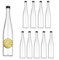 10x Bouteilles en Verre 700ml avec Bouchon à Vis Noir - Idéales pour Boissons Spiritueuses comme le Rhum, le Whiskey, la Vodka, ou pour Huile d'Olive, Eau et Liqueur