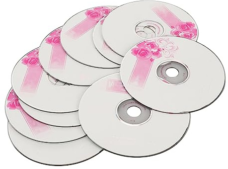 CD R dischi vuoti, 52 dischi registrabili da 730 MB per dati e musica, con custodia protettiva, supporti registrabili, CD vuoti per videocamere (10 pezzi)