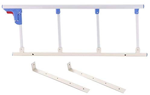WQZStar Tragbare medizinische Bettgitter, faltbar, für ältere Menschen, Erwachsene, Kinder, Sicherheitsschutz, Krankenhaus-Stoßstange, weiß (Farbe: Länge 94 cm) (Länge 94 cm)