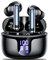 Ecouteurs Bluetooth Sans Fil, 2024 Casque Bluetooth 5.3 avec 4 ENC Réduction de Bruit Mic, 48H HiFi Stéréo Ecouteurs Sans Fil,Écran LED,Contrôle Tactile, IPX7 Étanche Sport Oreillette pour iOS Android
