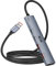 ICZI USB Hub 3.2 Verteiler 4 Port 10Gbps Mehrfachstecker USB 3.2 Gen 2 Adapter mit 120cm Kabel kompatibel für Mac mini, iMac, Laptop, Desktop, Computer