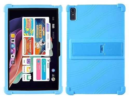 Case for Lenovo Tab P11 2nd Gen 11.5 inch TB-350FU TB-350XC Tablet Case, Kids Friendly Soft Silicone Adjustable Stand Cover for Tab P11 2nd Gen 11.5 inch Case with PC Stand (Sky Blue)