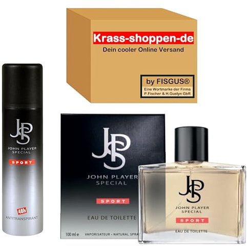 John Player Special - Sport Kollektion - Eau de Toilette 100ml & Deospray 48h Antitranspirant 150ml - Ein Angebot von krass-shoppen-de by FISGUS®