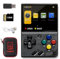 MIYOO Mini V4 Handheld Game Console with Hard Case, 2.8 Inch IPS Screen Retro Linux System Rechargeable 2000mah Battery Portable Retro Game Console with 128GB Card & 11000+ Games