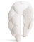 DRESHOW Serre-tête en Velours Tressé pour Femme Bandeaux Tresse Vintage Serre-têtes Bandeau Cheveux Tressé Élégant pour Filles