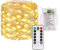 10M Battery Operated Fairy Lights with Remote Control, 8 Modes 100 Dimmable LEDs String Lights for Indoor & Outdoor, Garden, Patio, Bedroom, Helloween, Christmas Decor (Warm White)