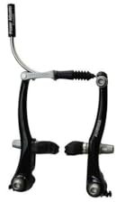 TIYO V-Brake Bremse 110 mm für Hinterrad – Zuverlässige Aluminium Felgenbremse, 60 mm Bremsschuh, inkl. Anti-Rost Schrauben