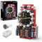 Mould King 10187 Technik Cyberpunk-Uhren Set, 1601 Teile kreative Uhren Modellbausteine für Erwachsene, MOC Elektrisches mechanisches Bausteinmodell Klemmbausteine Bausatz Spielzeug