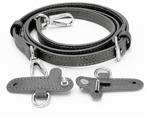 Schulterriemen aus Echtes Leder für Minitaschen,Schultergurt für Longchamp Tasche Damen,Tragegurt für Longchamp,Längenverstellbarer Ersatzriemen aus Hochwertiges Rindsleder