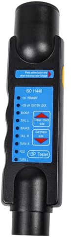 VOANZO 13 Pin Plugs Tester, 13 Pin Trailer Plugs, Trailer Tester for Cars, Caravans, RV, Trailers, Carrier